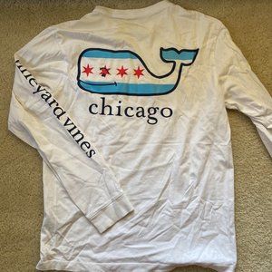 Vineyard Vines Chicago Long Sleeve Pocket T-Shirt